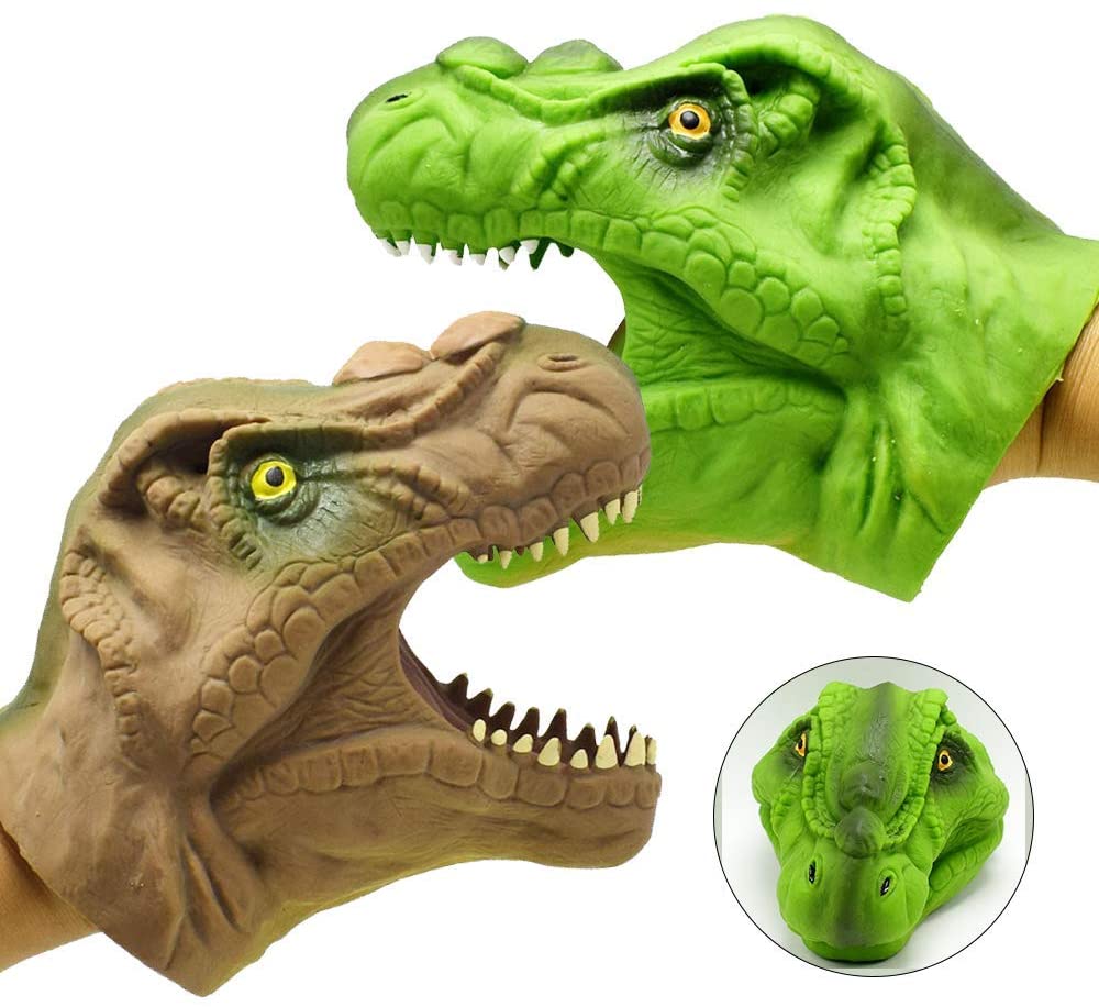 Soft & stretchy dinosaur puppet