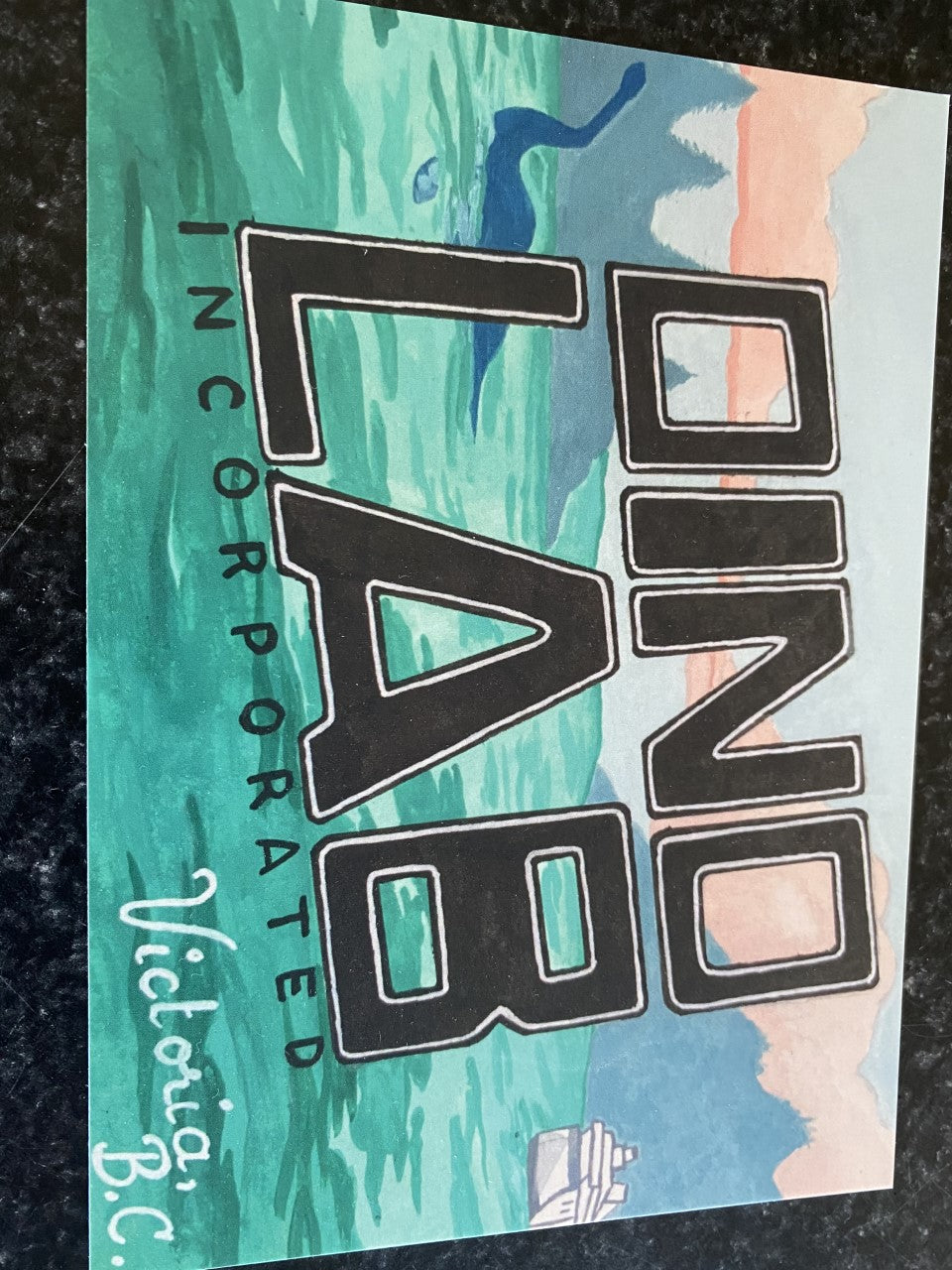 Dino Lab postcard