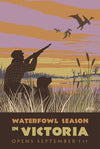 8x10 waterfowl season poster