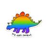 Ste-gay-saurus sticker