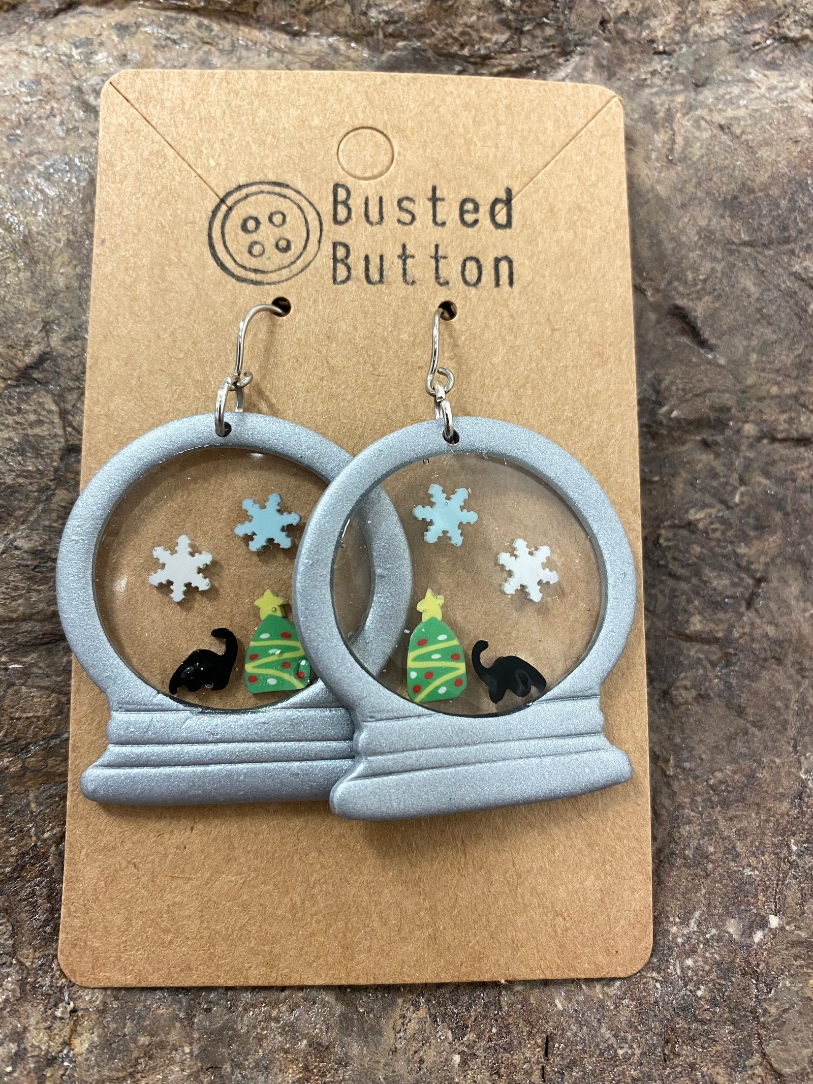 Snow Globe earrings