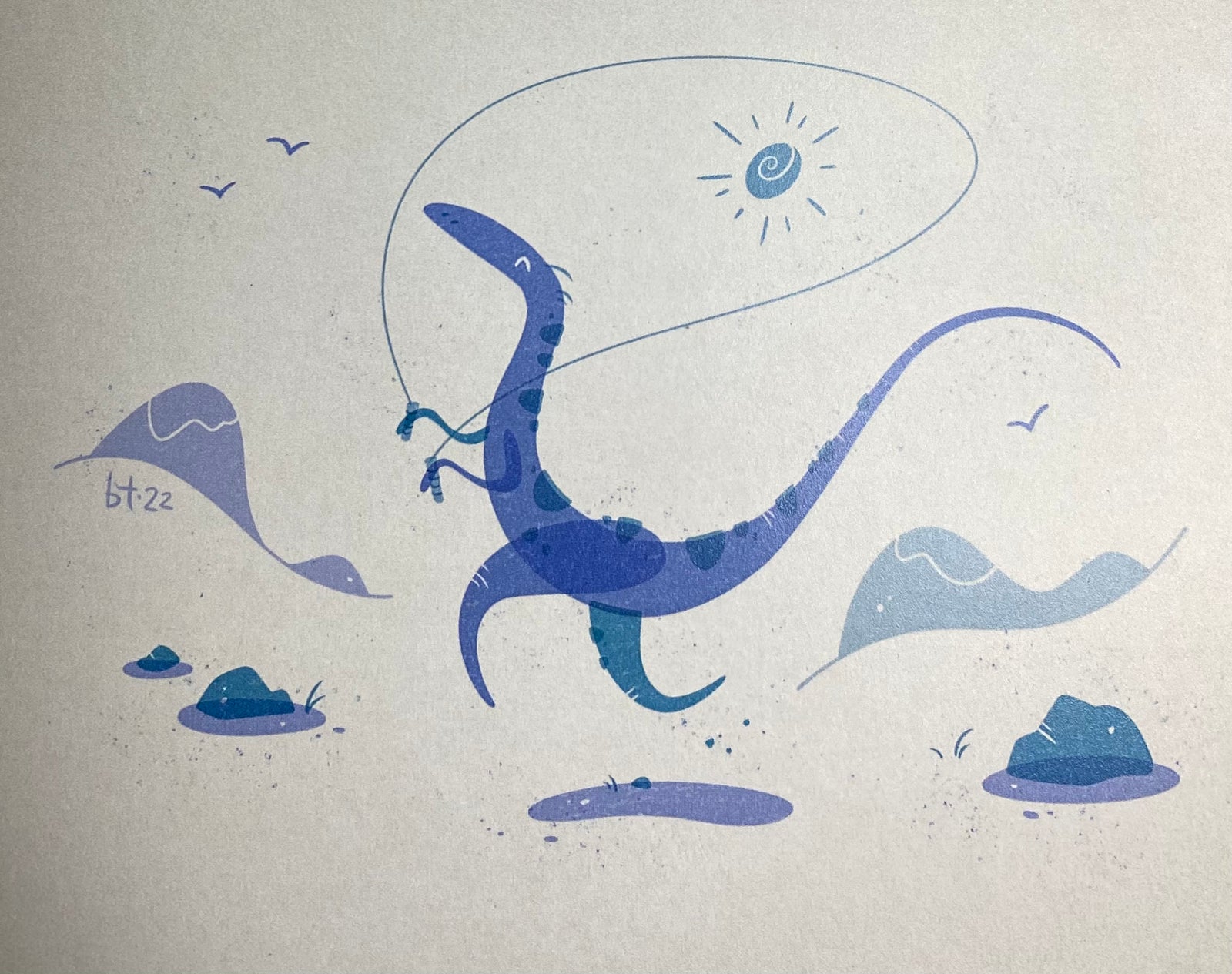 Prehistoric Playground Card (Coelophysis)