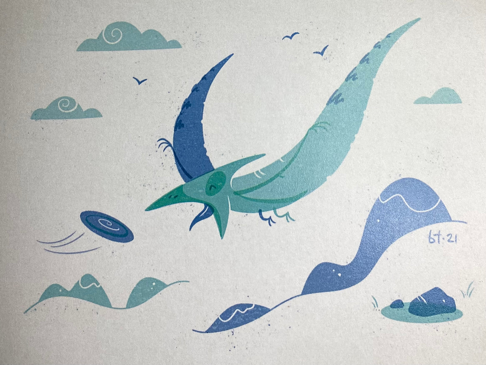 Prehistoric Playground Card (Pterodactylus)