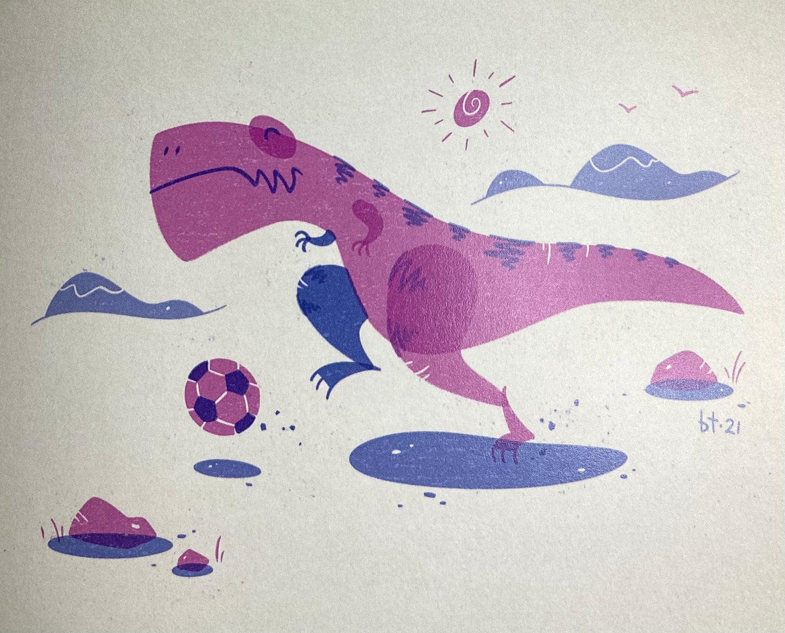 Prehistoric Playground Card (Tyrannosaurus rex)