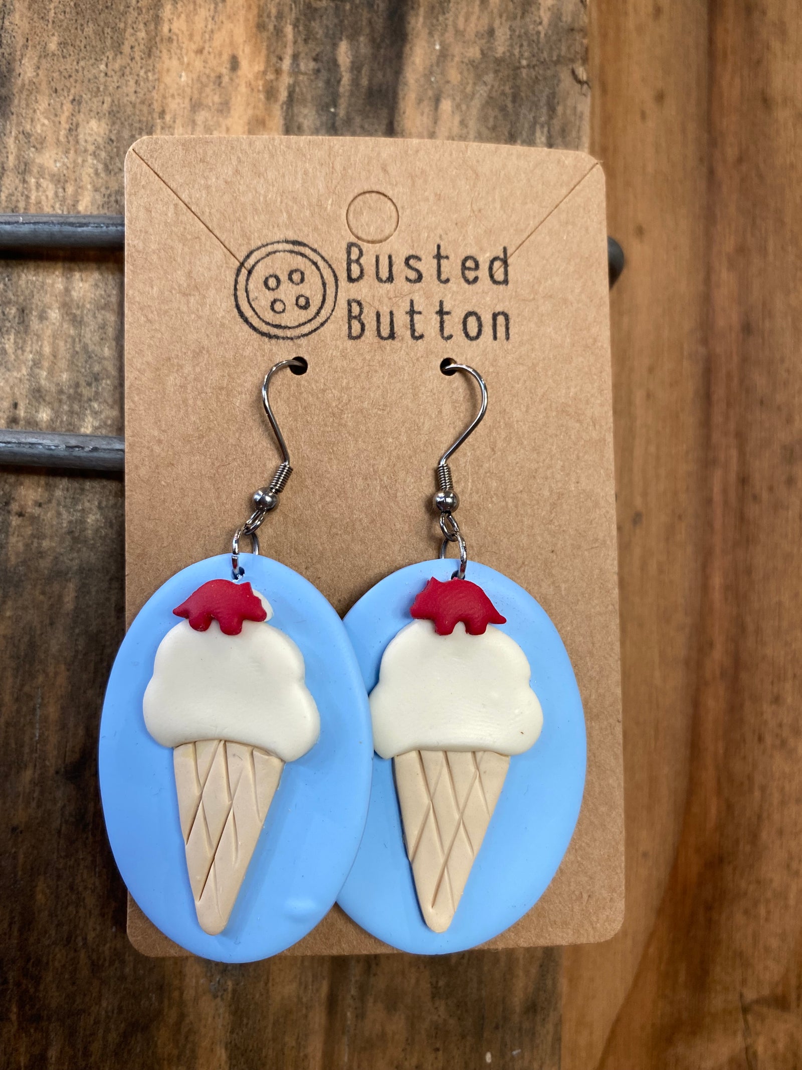 Ice cream earrings