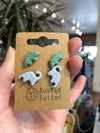 Brontosaur and Triceratops stud pack