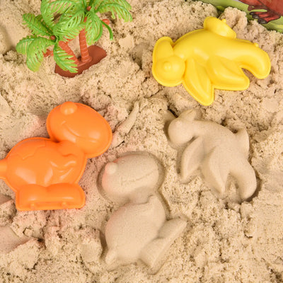 3D Sand scene dinosaurs