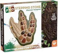 Paint Your Own Stepping Stone:Dinosaur track