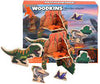 Dino Mountain Woodkins Dinosaur playset WR