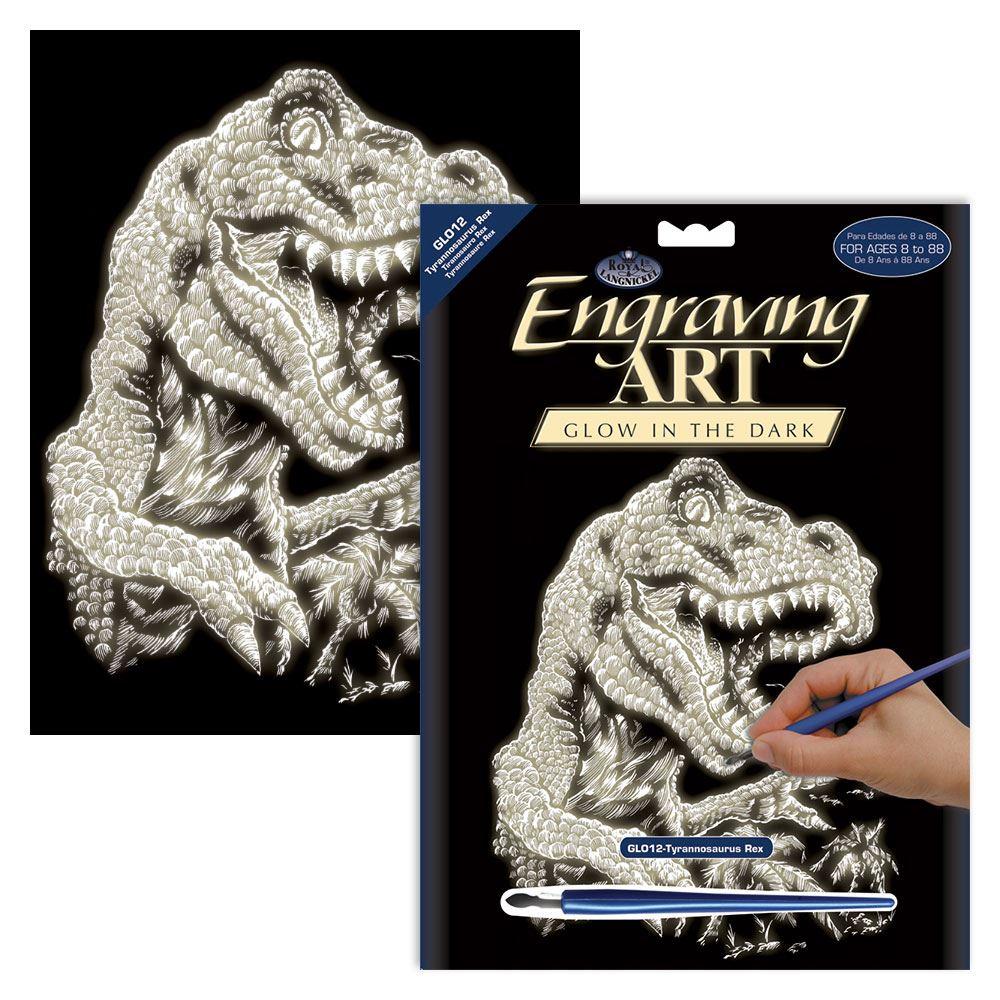 Engrave Art T. rex