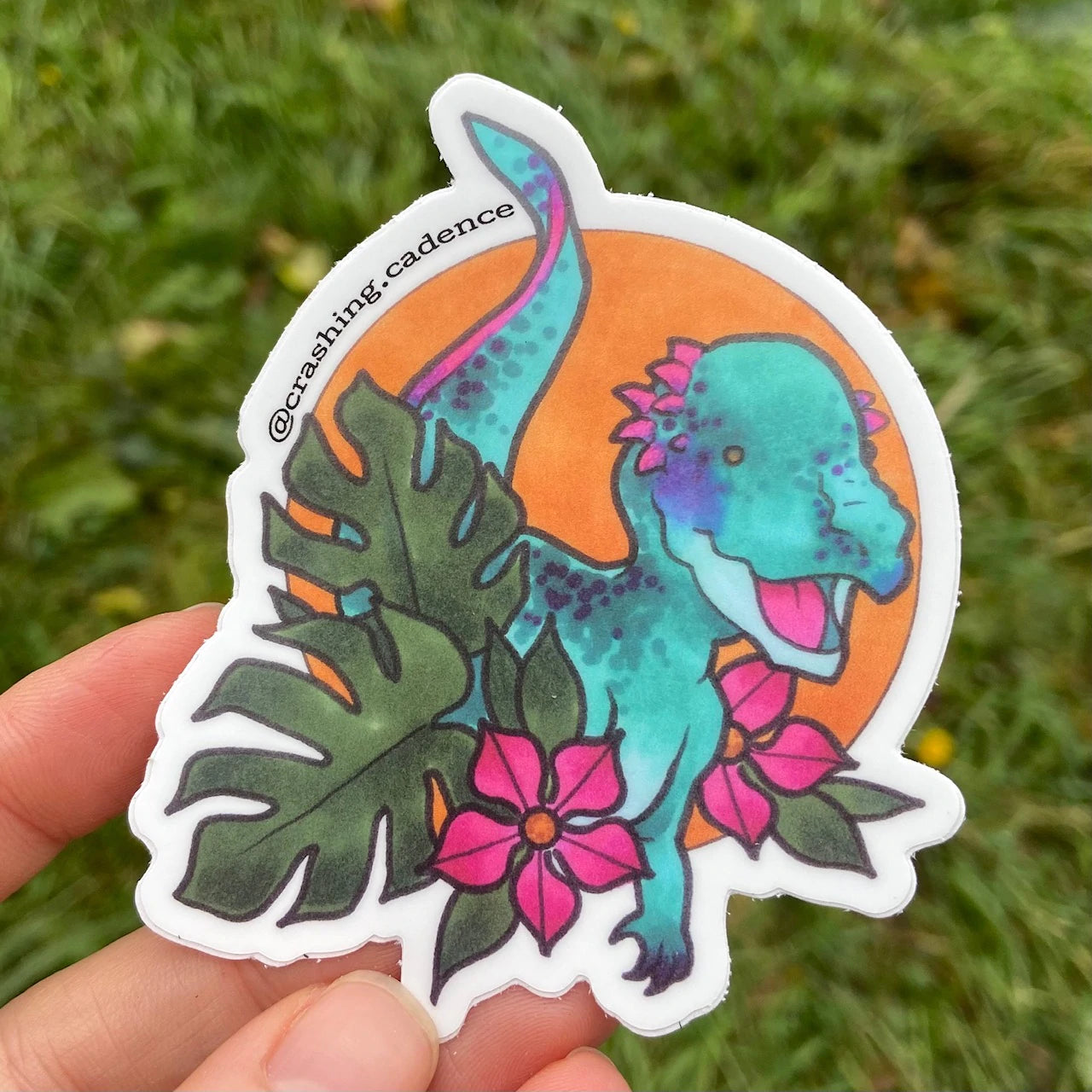Pachycephalosaurus sticker