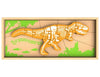 Wooden dinosaur puzzles