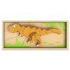 Wooden dinosaur puzzles
