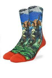 Triceratops socks