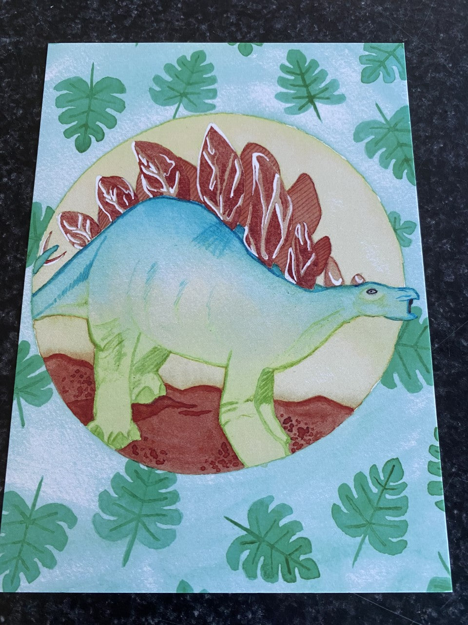 Steggy baby postcard