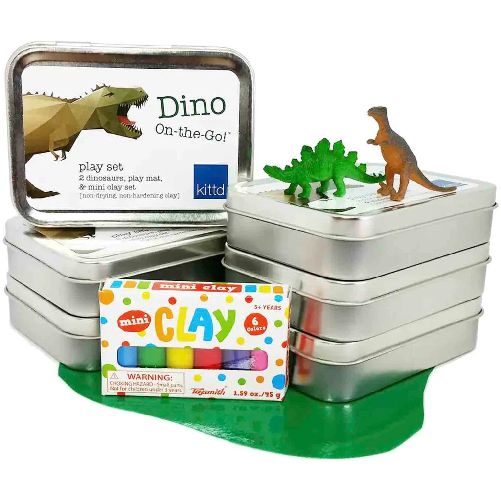 Dino on the go tins