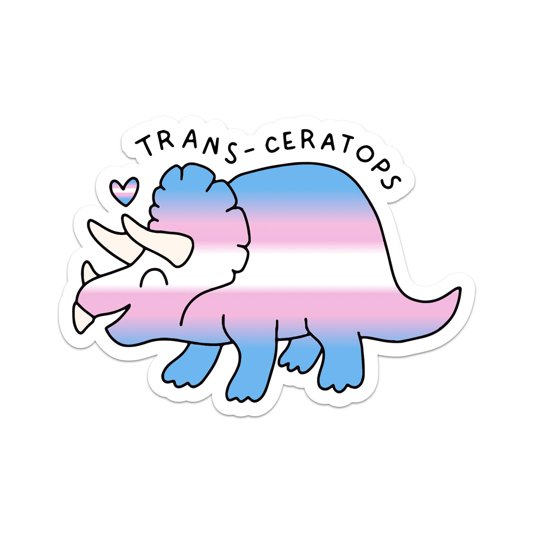 Trans-ceratops sticker